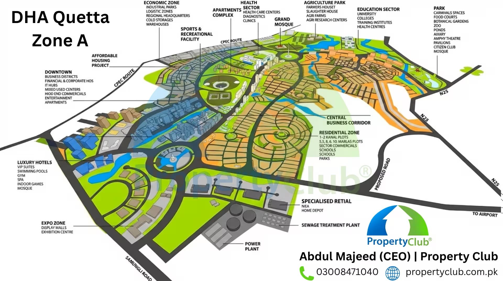 DHA Quetta Smart City Infrastructure and Town Planning