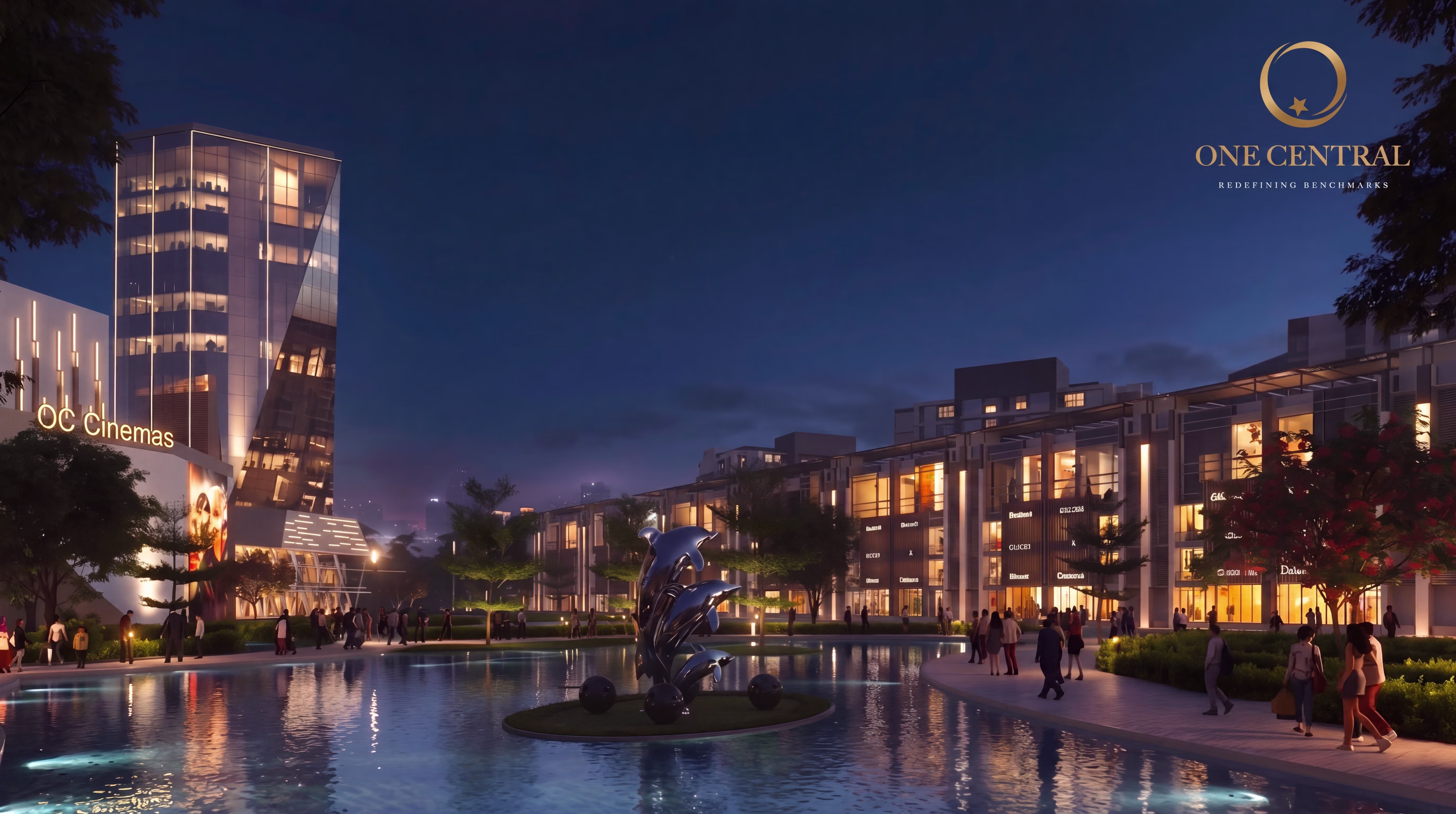 One Central DHA Lahore Overview and Linear Plazas