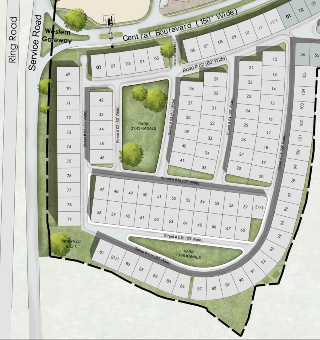 One Central DHA Lahore Masterplan Blueprint