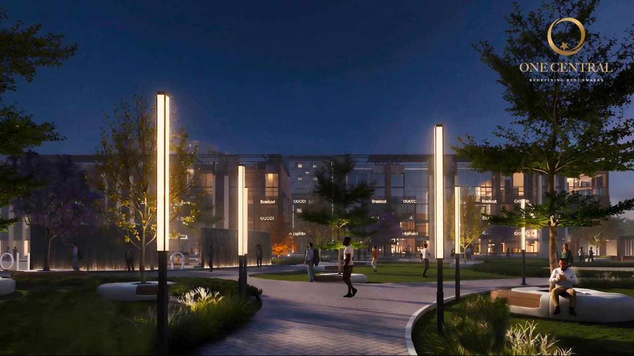 One Central 150ft Boulevard and High-End Retail Promenade